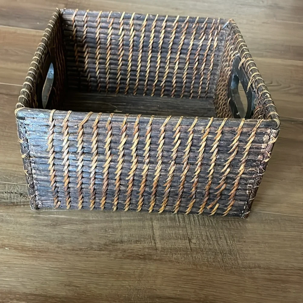 Brown square storage box